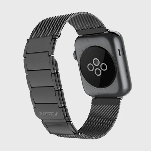 Raptic Classic Plus Mag Milanese| Apple Watch 42/44/45/49 - Black