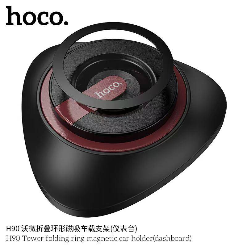 Hoco H90 Tower folding ring magnetic car holder (dashboard)