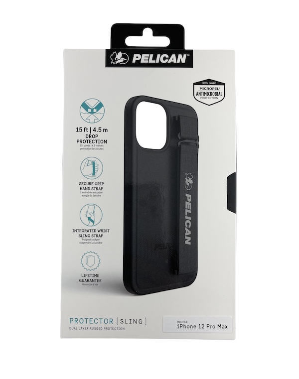 [FW2-05] Pelican Protector Sling 4.5m Drop Protection | iPhone 12 Pro Max (6.7) - Black
