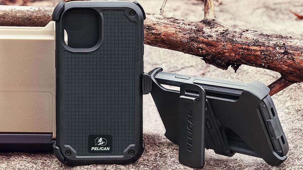 [KW4-08] Pelican Shield G10 /w Belt Clip | iPhone 12 Pro Max (6.7) - Black