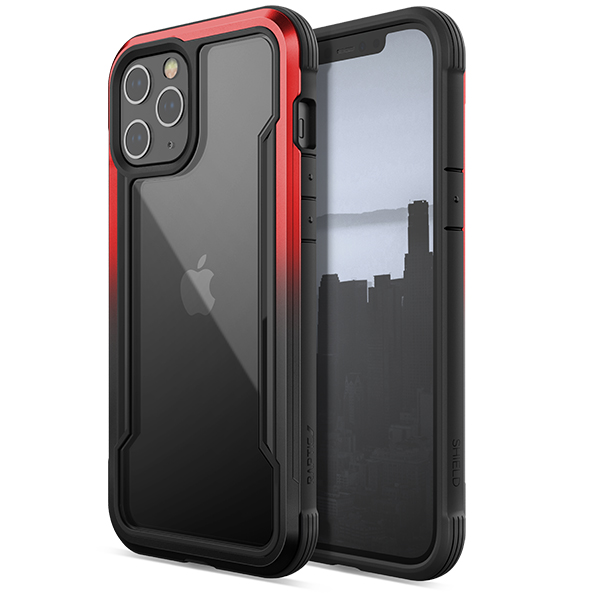 [KW4-11] X-doria Raptic Shield | iPhone 12 Pro Max (6.7) - Red/Black Radiant