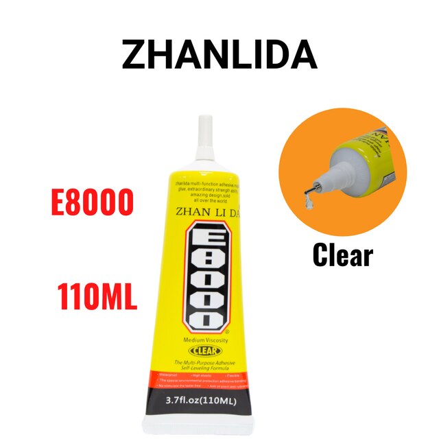 [TOL2-3] Zhanlida 110ml E8000 Multi-purpose Adhesive Glue for LCD Glass Frames