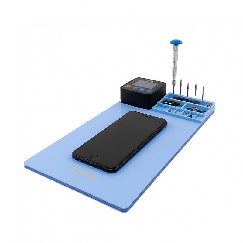 [TOL2-4] CP300 Heating Mat Station for phones and small Tablets - Blue (220V，30cm*17cm)