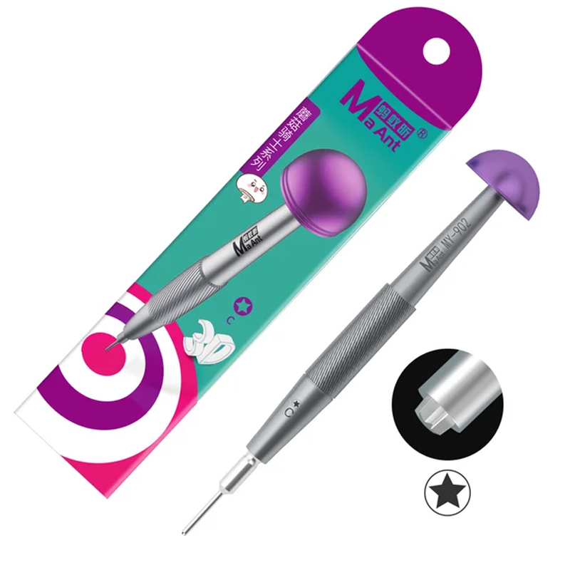 [TOL4-2] MaAnt MY-902 0.8mm Pentalobe 3D Mushroom Knight Series High-Precision Alloy Screwdriver