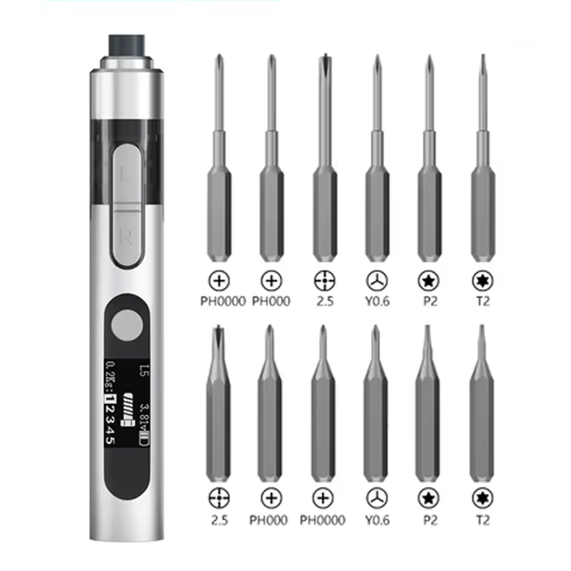 [TOL1-2] MaAnt L5 Double Torque Adjustable Electric Screwdriver Set with 12 Batch Heads