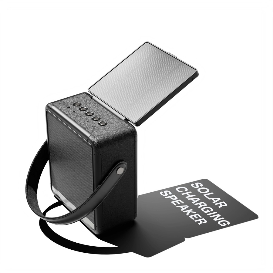 Cygnett FreePlay Solar Charging Wireless 10W Speaker Integrated 8K Power Bank/LED Lamp