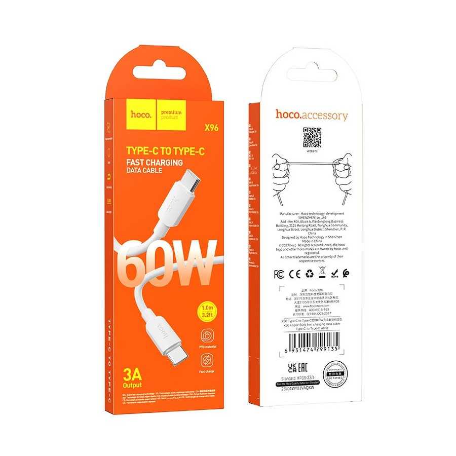 Hoco X96 Hyper 100W Cable | Type-C to Type-C - 1M