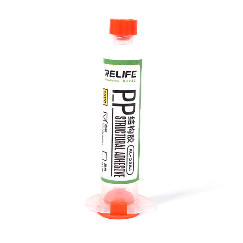 [TOL1-4] RELIFE RL-035A 10cc PP Structural Adhesive for Mobile Phone Frame/Back Cover/Bracket Bonding - Transparent
