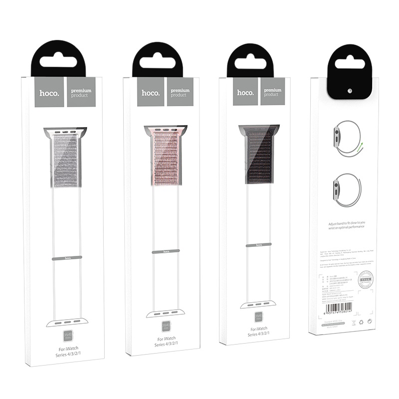 Hoco WB06 Watch Band | Apple Watch 1/2/3/4/5/6/7 - 38/40mm - Grey