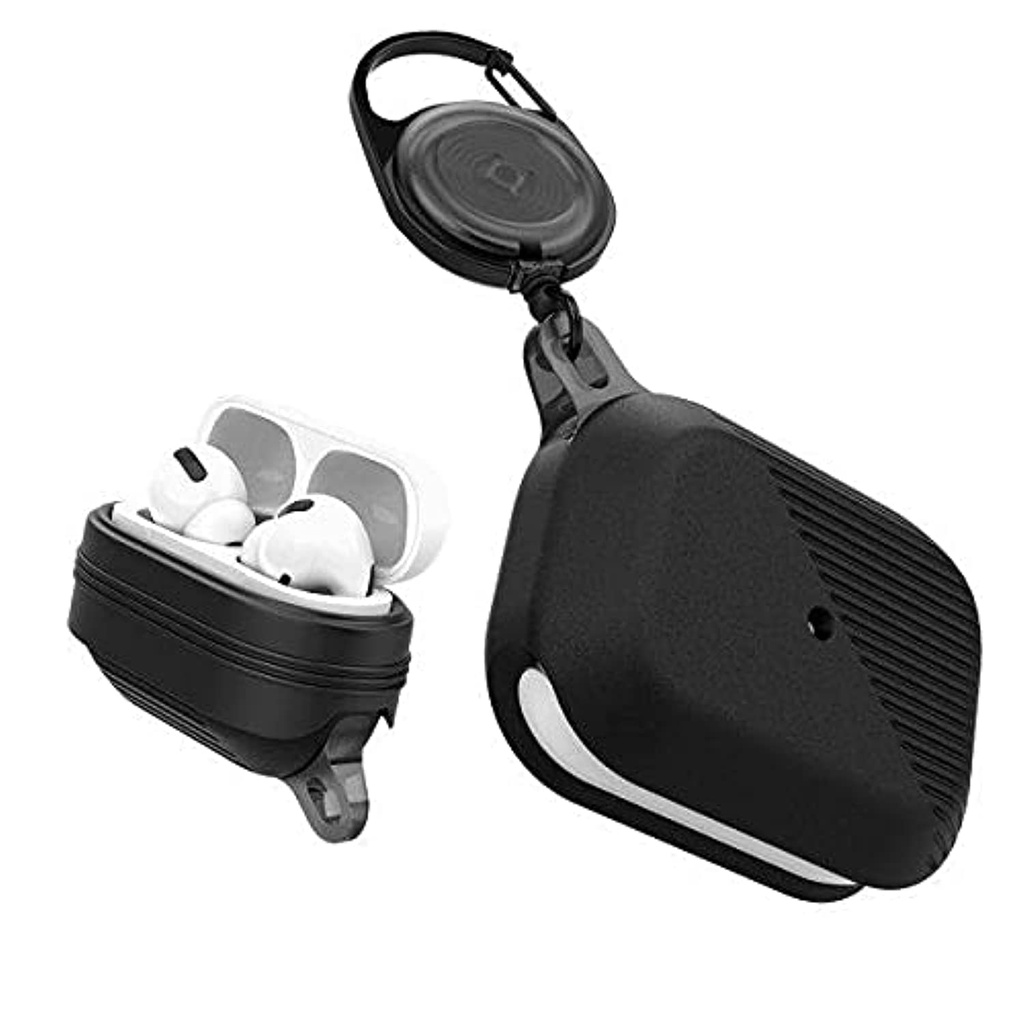 Raptic Radius Retractable | Apple AirPods Pro 1/2 - Black