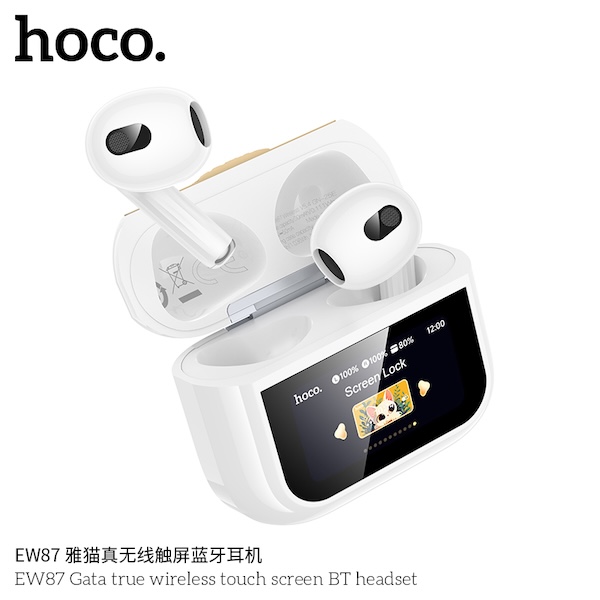 Hoco EW87 | Gata true wireless touch screen BT headset