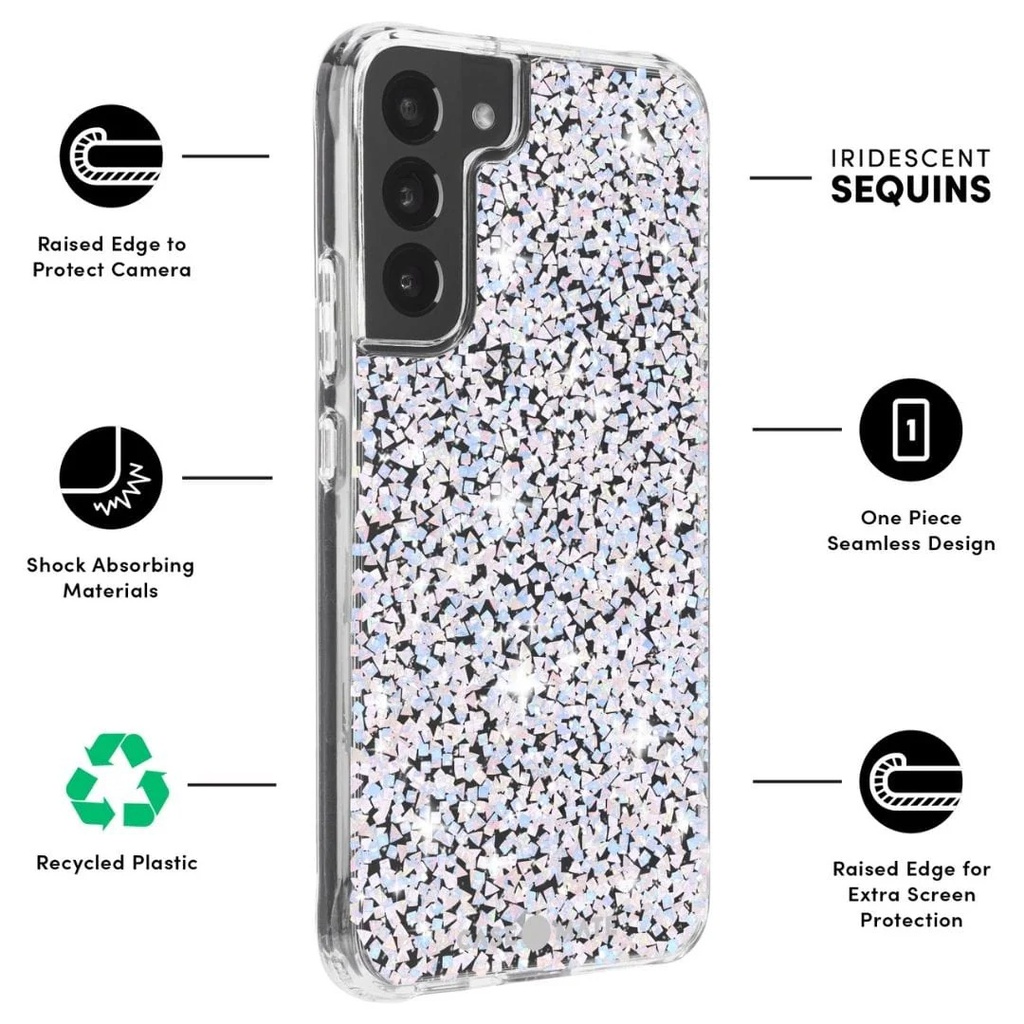[BWF5-07] Case Mate Twinkle Case for Samsung Galaxy S22 Plus (6.6) - Diamond