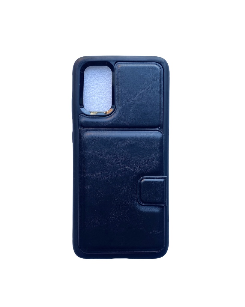 [LW1-28] Coco Heavy Duty Leather Magnetic /w Card Slots | Samsung S20 Plus - Black