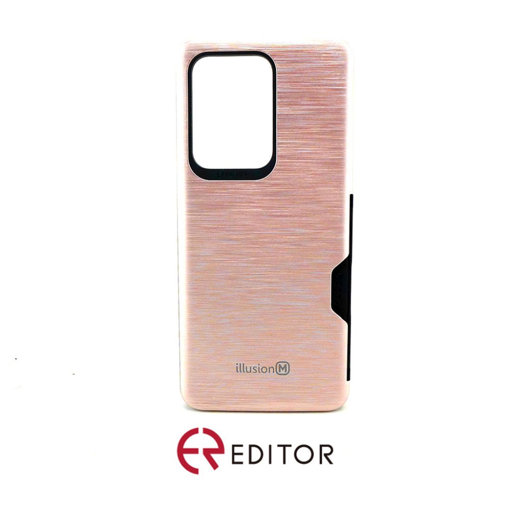 [FW1-25] Editor Illusion w/ Card Slot | Samsung Note 20 Ultra – Rose Gold