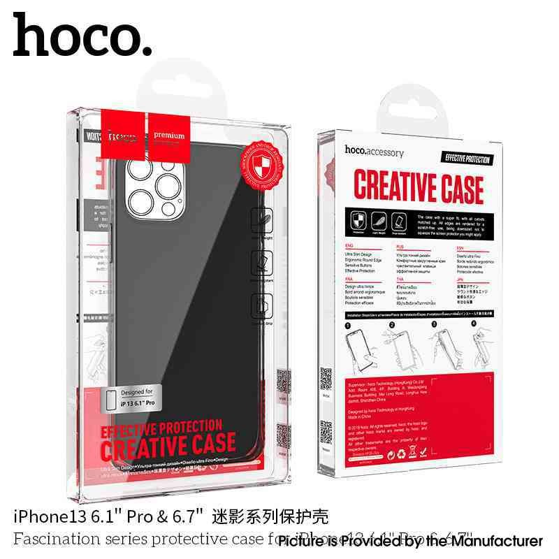[FW2-08] Hoco Creative SF Jelly | iPhone 13 mini (5.4) - Black